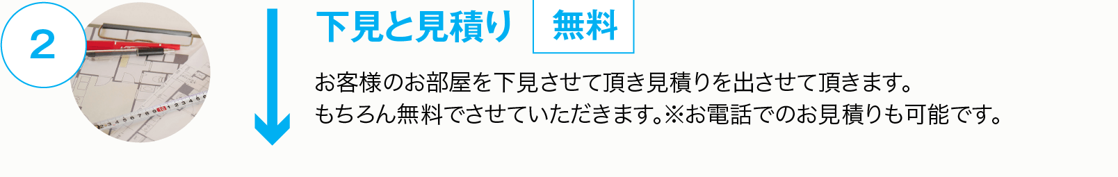 下見と見積り